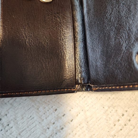 Vintage Bally Brown Leather Wallet/Key Holder - Picture 8 of 8